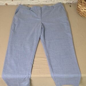 Talbots Hampshire Ankle Blue Trousers Ankle Size 16